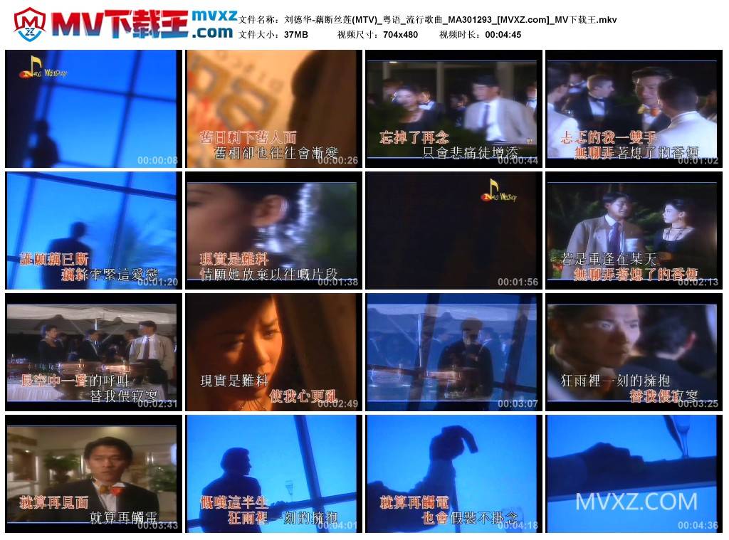 刘德华-藕断丝莲(MTV)_粤语_流行歌曲_MA301293